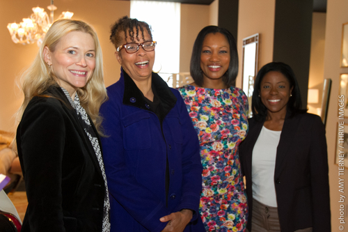 Liz Dennery Sanders, Lisa Cain, Garcelle Beauvais. and Debra Sapp
