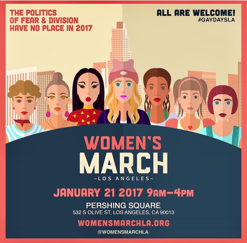 Women's March Los Angeles Invite