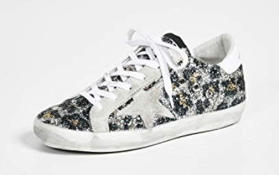 Golden Goose Superstar Sneakers in Leopard/Ice $530