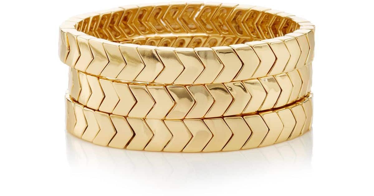 Roxanne Assoulin gold bracelets