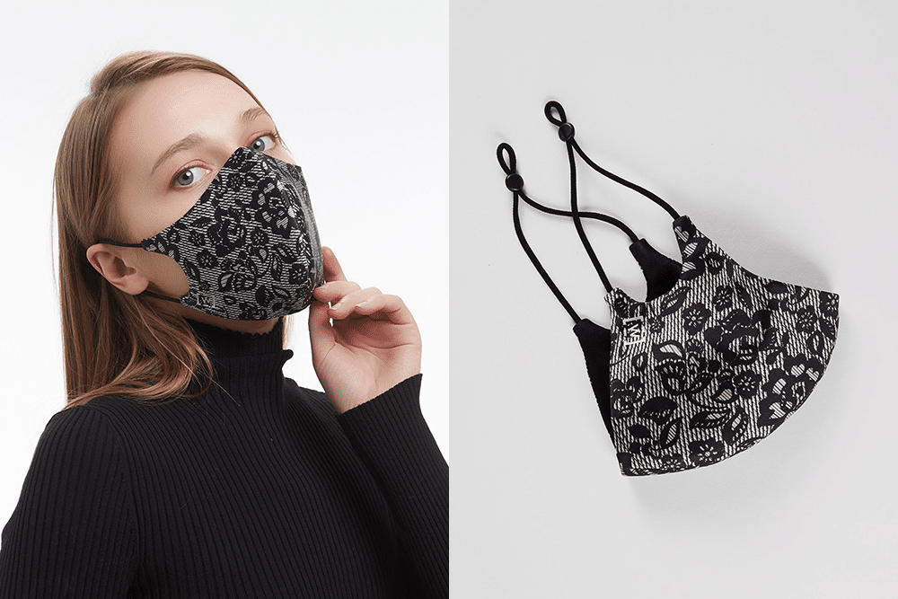 Wolford Black Lace Mask
