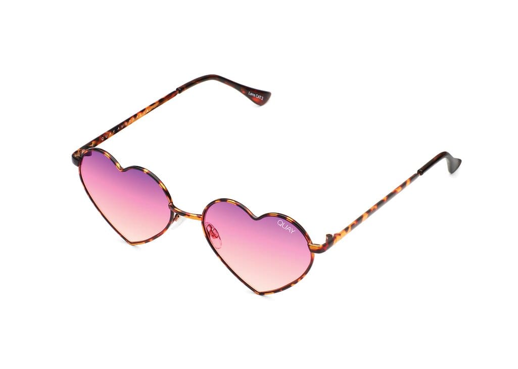 Quay Australia Heartbreaker Tinted Heart Sunglasses